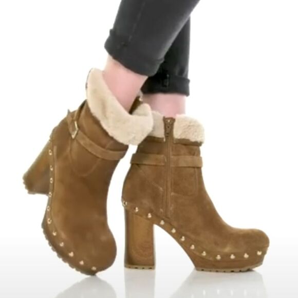 BRAND NEW GUESS DAMINA BLOCK HEEL PLATFORM BOOTS - Picture 16 of 16